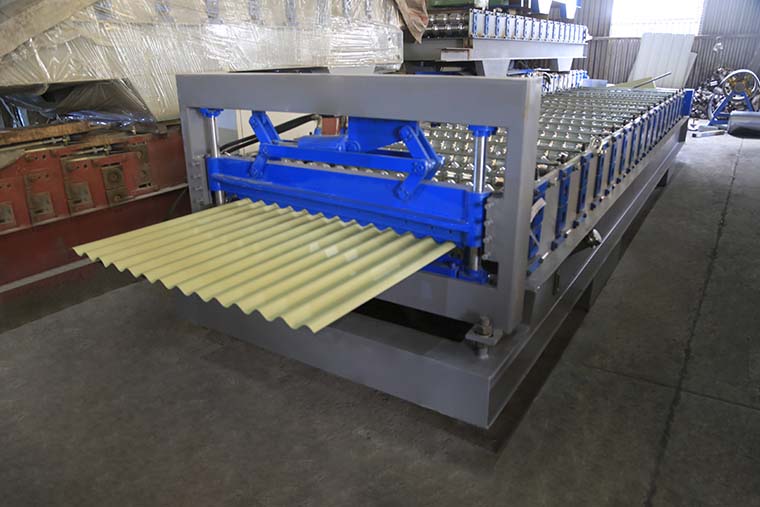 corrugated panel machine