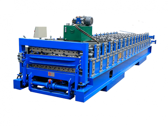 Double layer roll forming machine